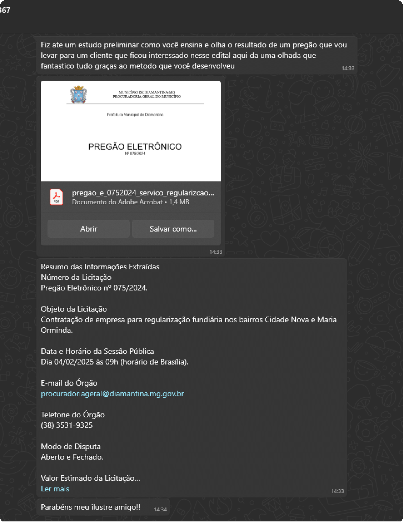 Depoimento de cliente 3
